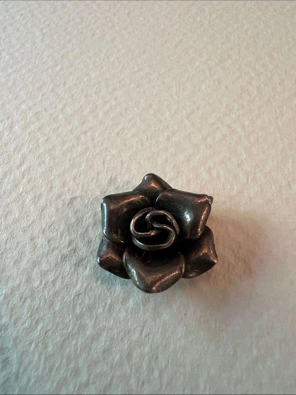 Sterling Silver Rose Pendant